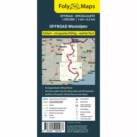 FOLYMAPS Offroadkarte Westalpen