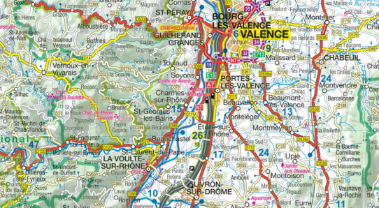 MoTourMaps Rhône-Alpes Detail