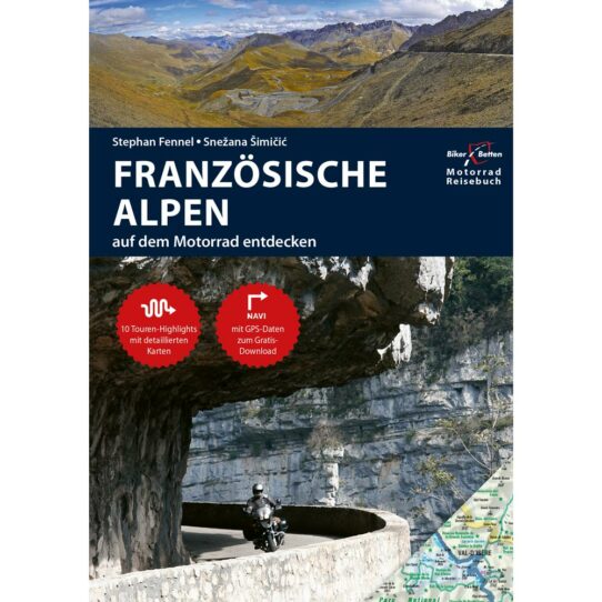 Reisebuch Französische Alpen Motorrad-Reiseführer